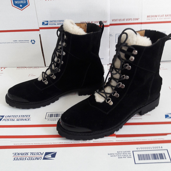 Australia Luxe Collective Suede Lace Up Boot - Picture 5 of 7